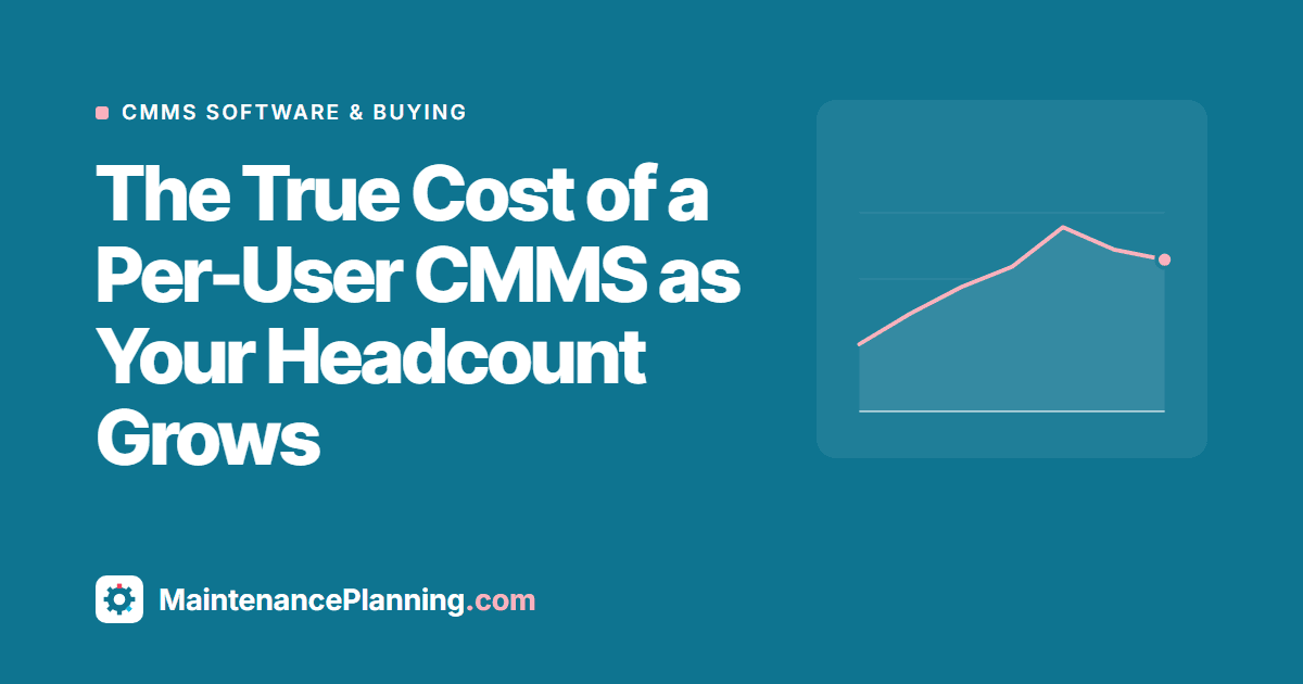 The True Cost of a Per-User CMMS as Your Headcount Grows